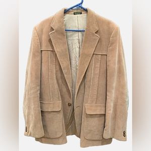 Vintage corduroy mens blazer